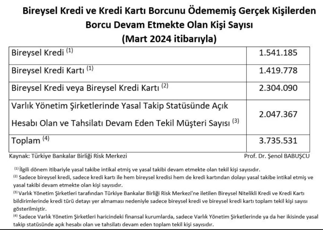 2024'de 465.000 Kişinin Her İki Türde Borcu Var, 2.000.000 Kişinin Sadece Bir Tür 4